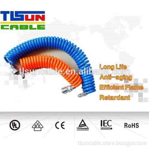 OEM coiled extension spiral cord power cords